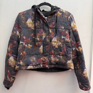 *New* Anthropologie Marrakech Floral Bomber Jacket, Size XS